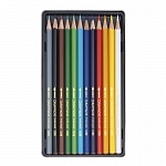 Набор карандашей цветных Carandache Fancolor Aquarellе, 2.8 мм, 12 цветов