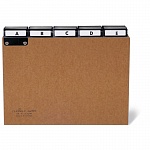 Карточки для картотеки Durable, A4, 5 блоков, 40 мм, с табуляторами A-Z