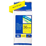 Картридж brother tze 661 с лентой 36 мм х 8 м, пластик, черный шрифт