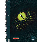 Тетрадь в клетку на пружине А4 Brunnen Premium Глаз дракона, микроперфорация, 90 гр/м2, 80 листов
