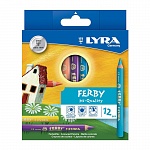 Набор карандашей цветных Lyra Ferby, лакированные, 6.25 мм, 12 цветов