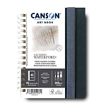 Скетчбук Canson Art Book Saunders Waterford, на пружине по длинной стороне, 300  гр/м2, 20 листов