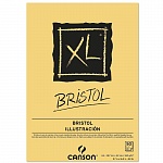 Альбом для графики Canson  XL Bristol, склеенный, ультра-гладкая белая бумага, 180 гр/м2, 50 листов