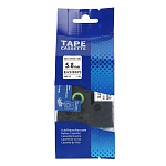 Термоусадочная трубка ahs 211 для принтеров brother, 5.8 мм x 1.5 м, черный шрифт