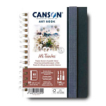 Скетчбук для карандашей Canson Art Book Mi-Teintes, на пружине, 160 гр/м2, 40 листов