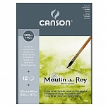 Альбом для акварели Canson Moulin du Roy, склеенный, 300 гр/м2, 30 x 40 см, 12 листов