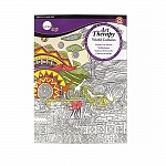 Раскраска Арт Терапия Мировая культура Daler Rowney Simply, А4, 25 дизайнов, 25 листов
