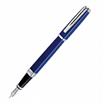 Ручка перьевая Waterman Exception Slim Blue Lacquer ST, толщина линии F, перо: золото 18К, родий