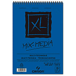 Альбом для смешанных техник Canson XL Mix-Media, среднее зерно, на пружине, 300 гр/м2, А5, 15 листов