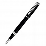 Ручка перьевая Waterman Exception Slim Black Lacquer ST, толщина линии M, перо: золото 18К, родий