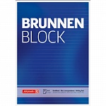 Блокнот Brunnen, склеенный, линейка, 70 гр/м2, А4, 50 листов