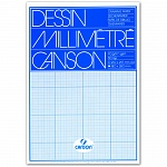 Бумага миллиметровая Canson, 90 гр/м2, А4, 50 листов